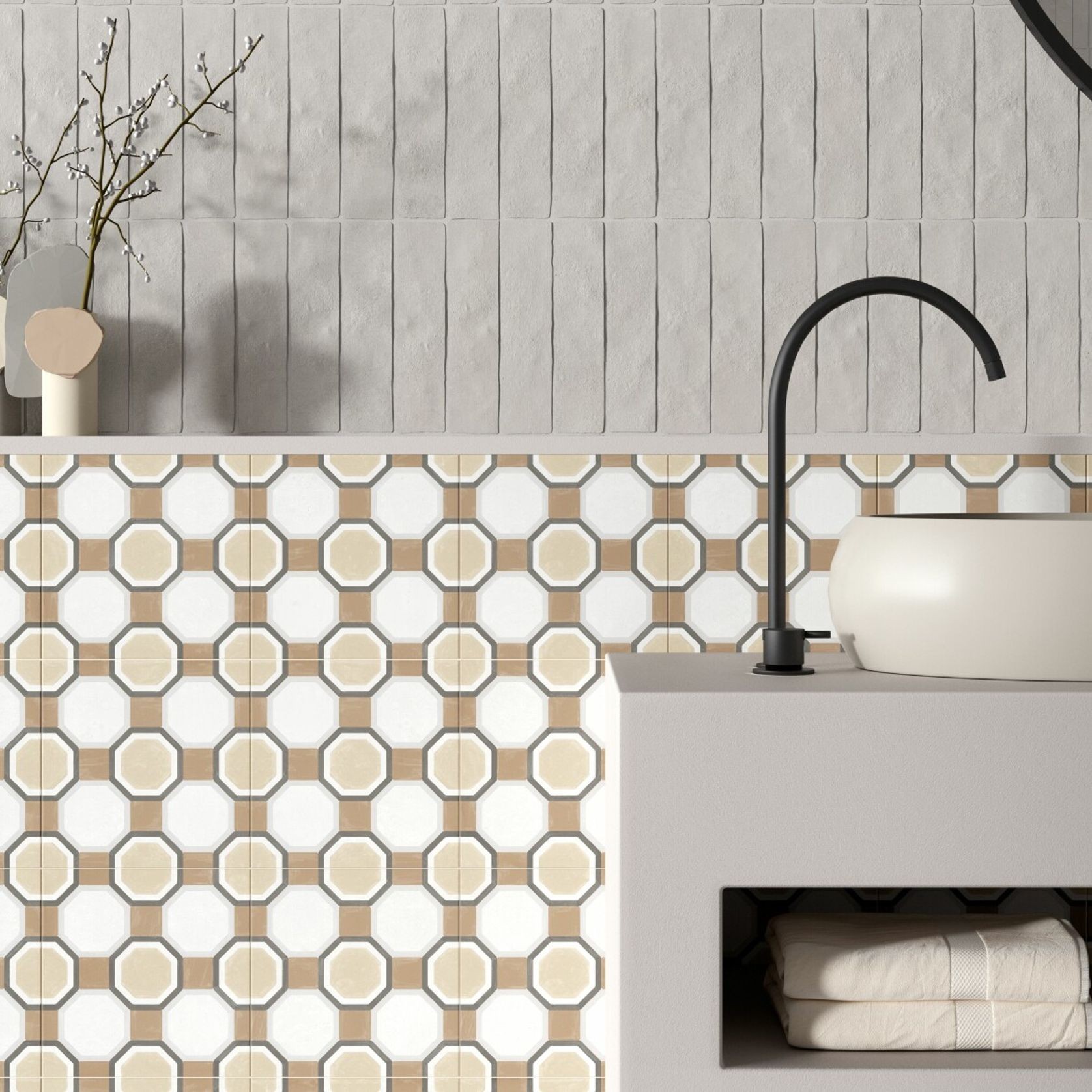 Portia Series Pattern Porcelain Tiles ArchiPro AU