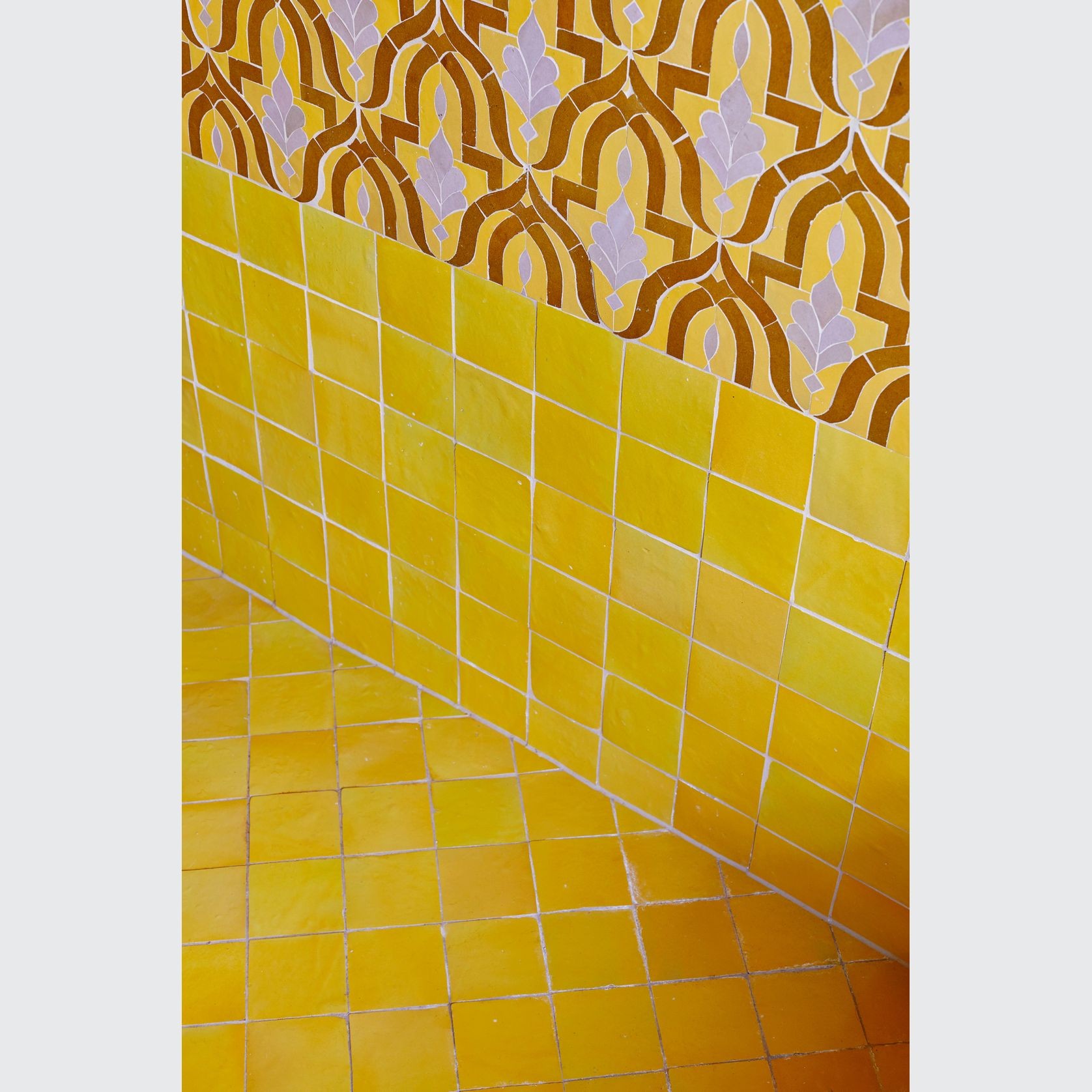 Moroccan Zellige 10x10cm Mustard gallery detail image