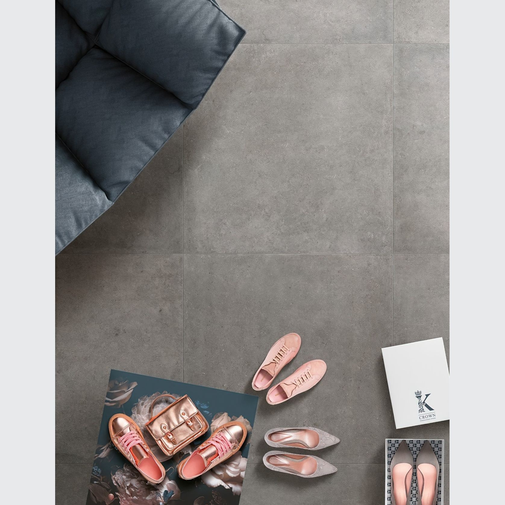 Square Wall & Floor Tiles | Grey gallery detail image