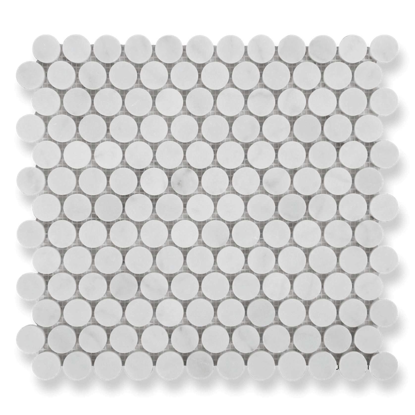 Carrara Penny Round Honed gallery detail image