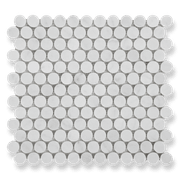 Carrara Penny Round Honed gallery detail image