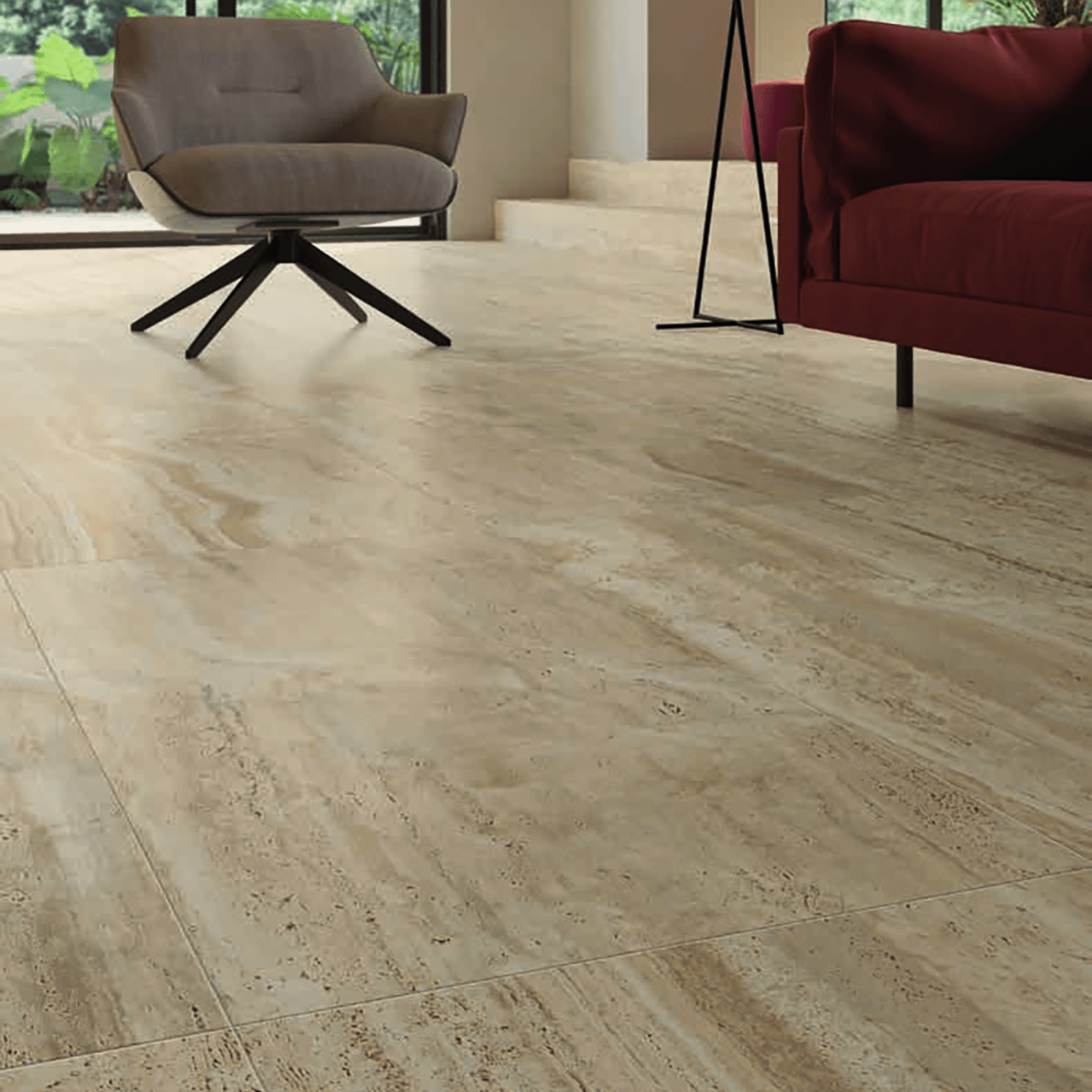 Navona Travertine Tiles by Flaviker gallery detail image