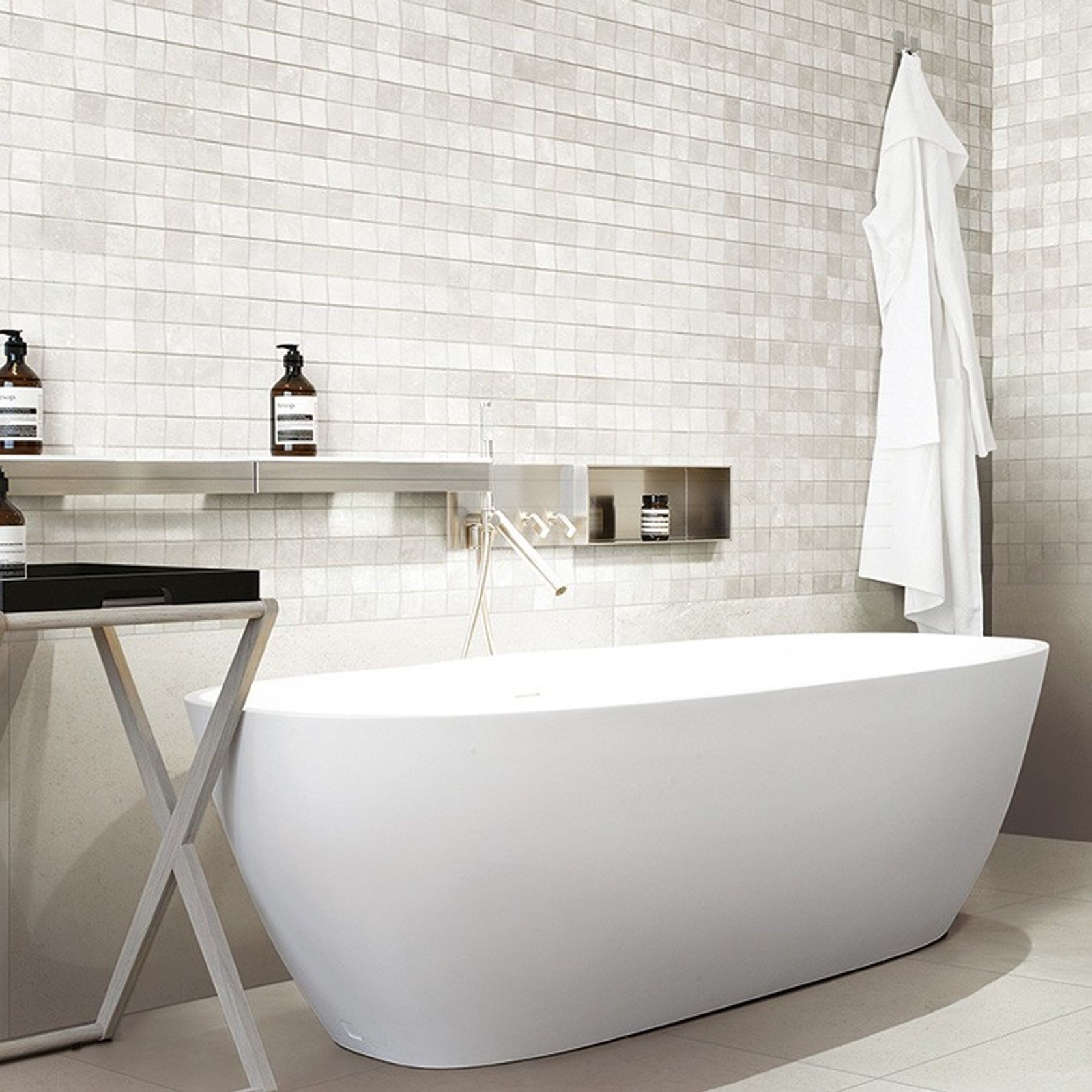 Cerim Maps White Floor & Wall Tile gallery detail image