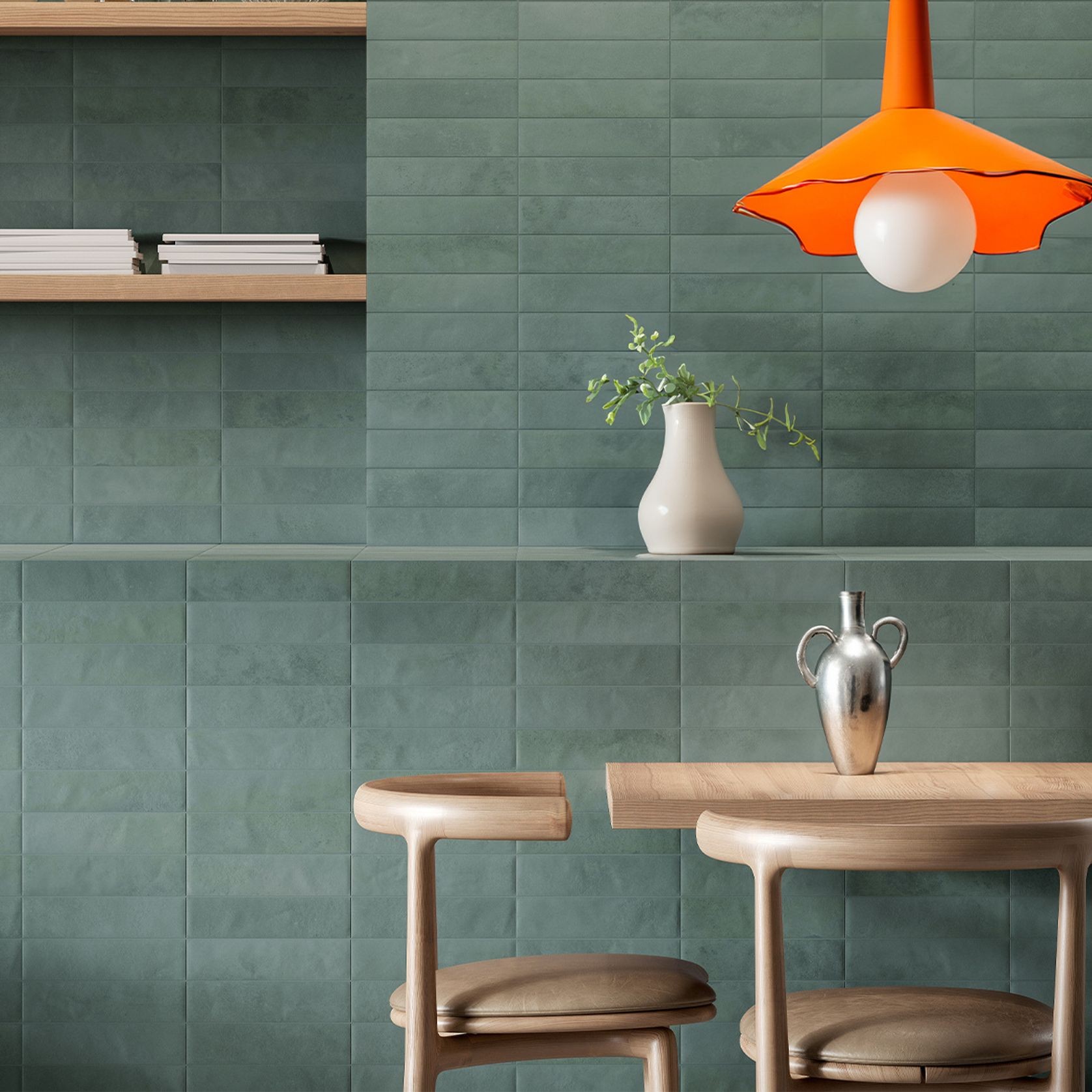 Cinder Verde Scuro | Perini Tiles gallery detail image