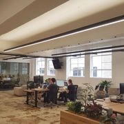 canva linear office lighting Up down LED profile