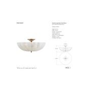 Visual Comfort AERIN Rosehill Large Flush Mount gallery detail image