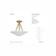 AERIN Mollino 16" Semi Flush Mount gallery detail image