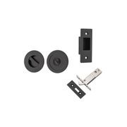 Iver Round Sliding Door Pull with Inbuilt Privacy Turn gallery detail image