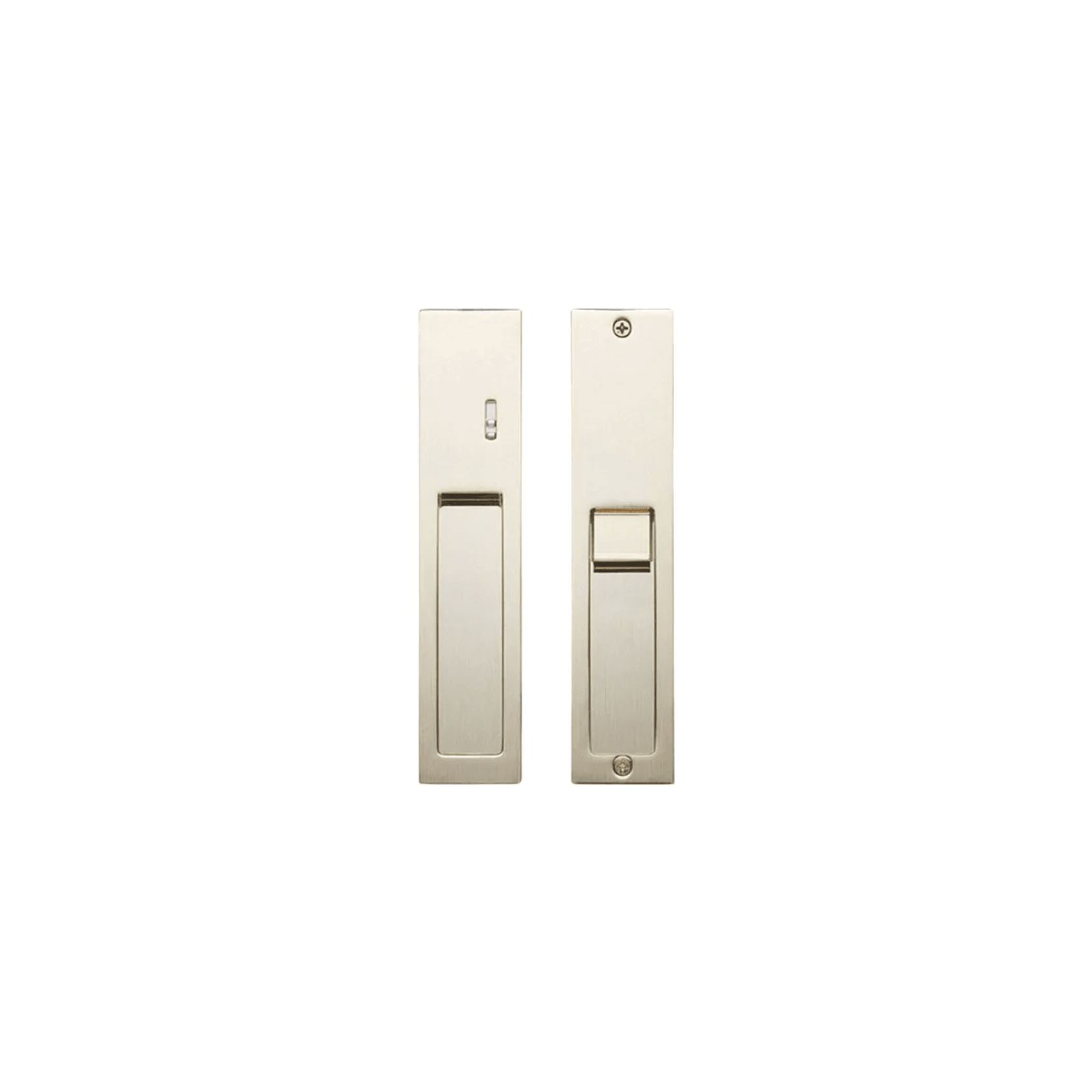 Kawajun KV-07 Recessed Door Pull with Privacy Lock gallery detail image