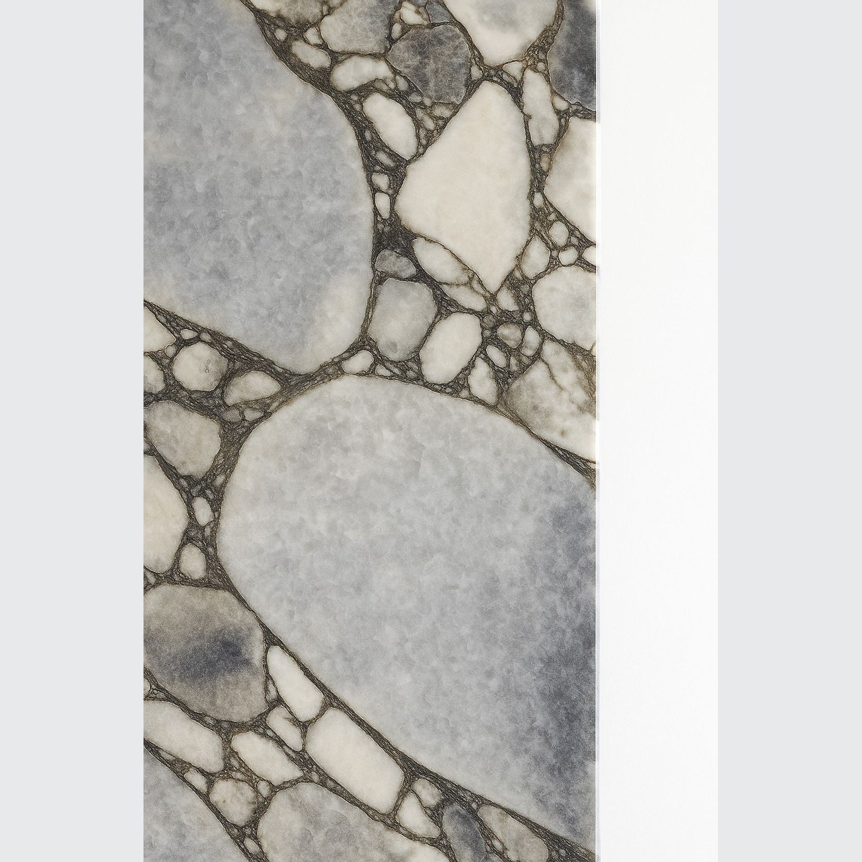 Crescent Arch Mirror - Milky Blue gallery detail image