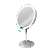 Tabletop Magnifying Sensor LED Mirror - Chrome gallery detail image