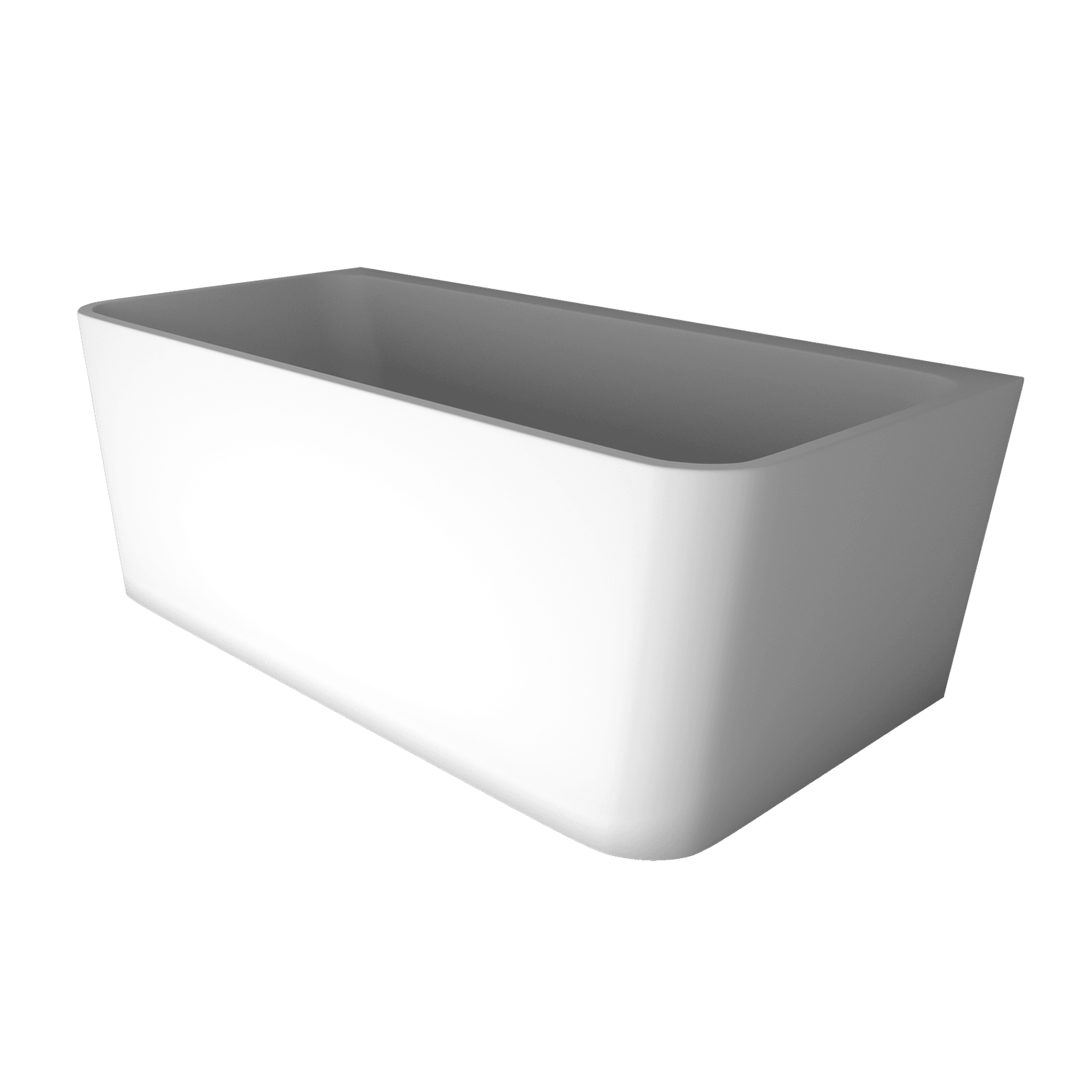 'The Smith' Bath 1500mm Back To Wall Gloss White Acrylic gallery detail image