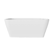 'The Smith' Bath 1500mm Free Standing Matte White gallery detail image