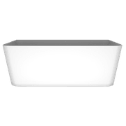 'The Smith' Bath 1500mm Back To Wall Gloss White Acrylic gallery detail image