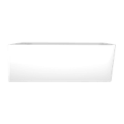 'The Smith' LH Corner Bath 1700mm Gloss White Acrylic gallery detail image