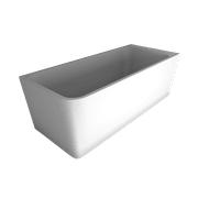 'The Smith' RH Corner Bath 1700mm Gloss White Acrylic gallery detail image