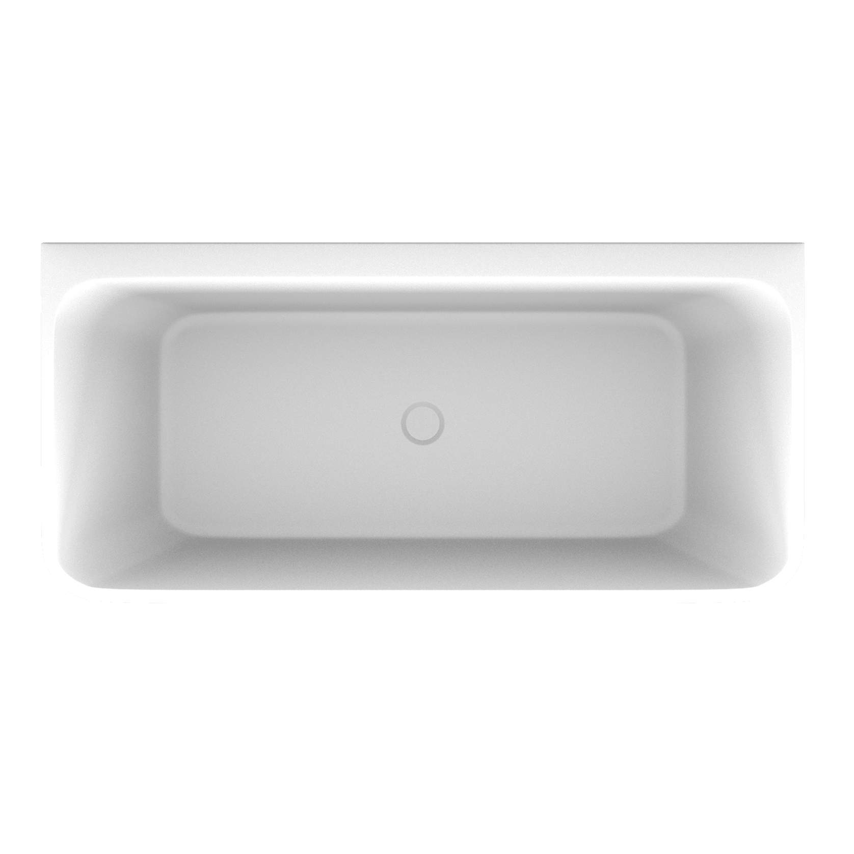 'The Smith' Bath 1700mm Back To Wall Gloss White Acrylic gallery detail image