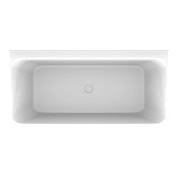 'The Smith' Bath 1700mm Back To Wall Gloss White Acrylic gallery detail image