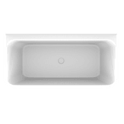 'The Smith' Bath 1500mm Back To Wall Gloss White Acrylic gallery detail image