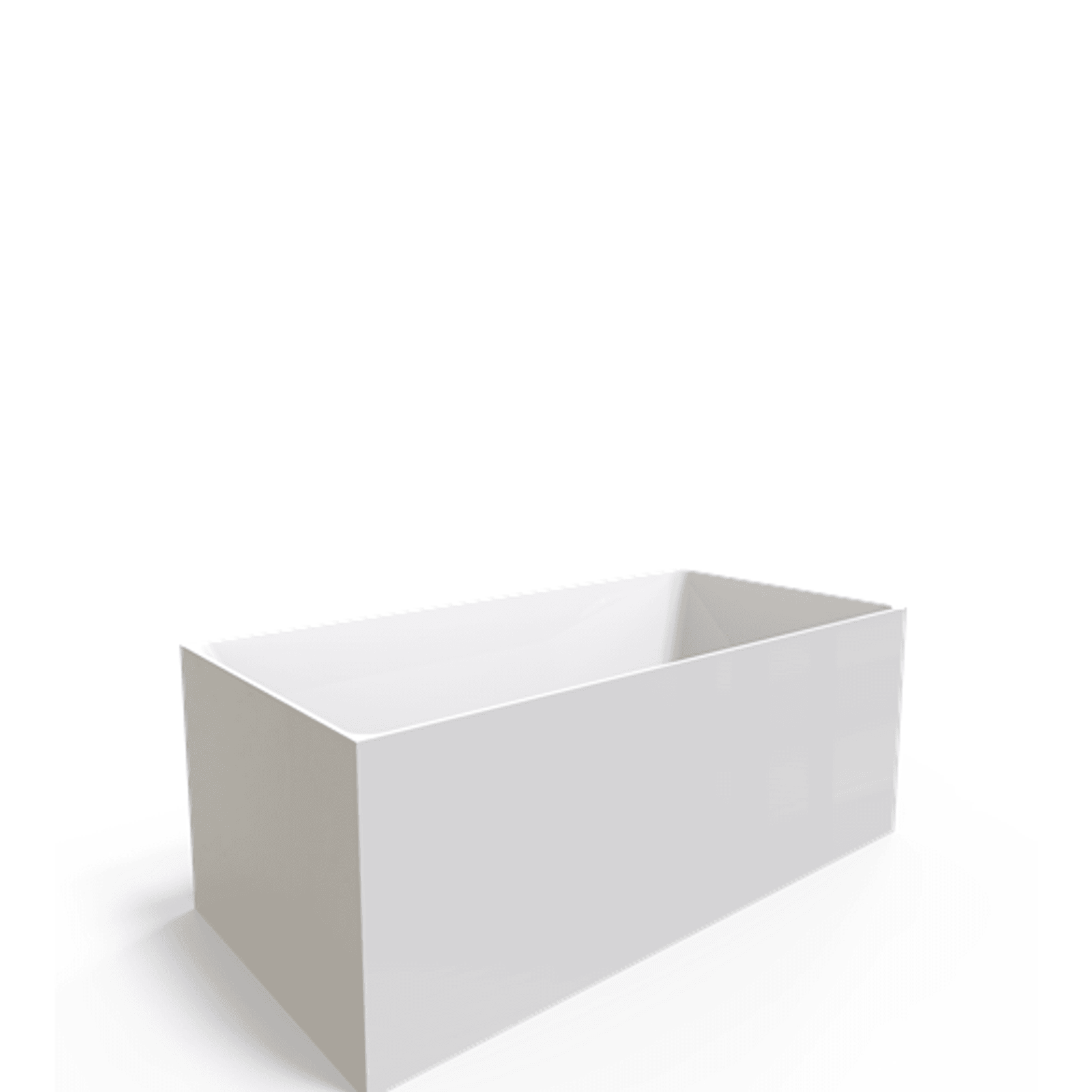 Unika Square Slim Edge W/ Overflow Bath Tub gallery detail image