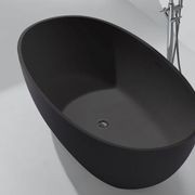 B003 Large Black Hugi Bath 1780mm gallery detail image