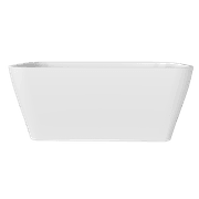 The Smith 1700mm Freestanding Bath Matte White gallery detail image