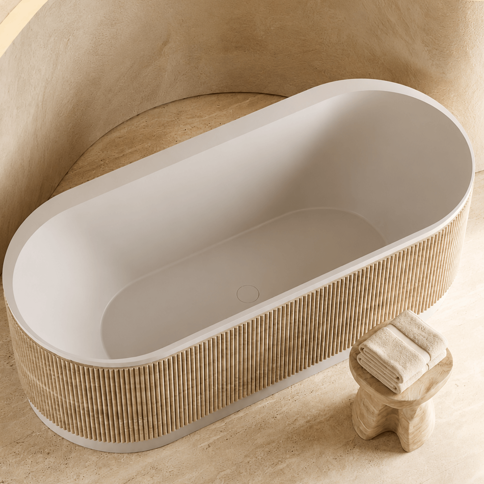 Desert Rock Oasis 1700mm Bath - DRB001 1700 gallery detail image