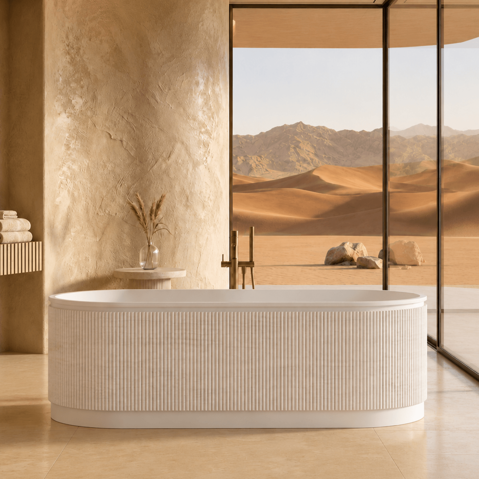Desert Rock Oasis 1700mm Bath - DRB001 1700 gallery detail image