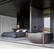 Pietra Bianca Romeo Freestanding Stone Bathtub With Multicolour (Available In 1350mm And 1500mm) gallery detail image