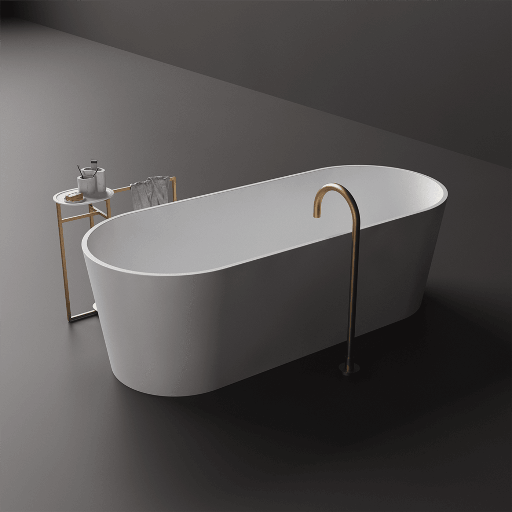 Rosetta Oval Freestanding Bath ST01 Various Sizes gallery detail image