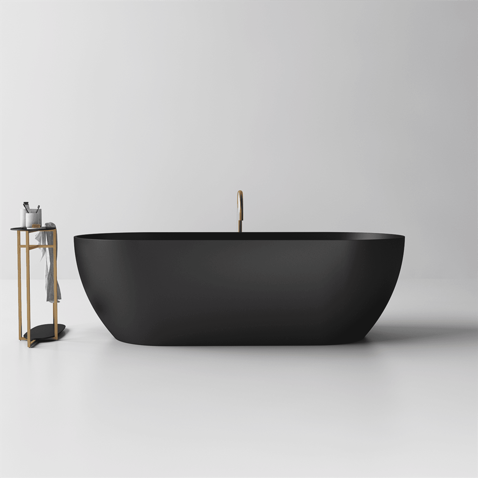 Grace Compact Oval Stone Bath ST39 - Various sizes gallery detail image