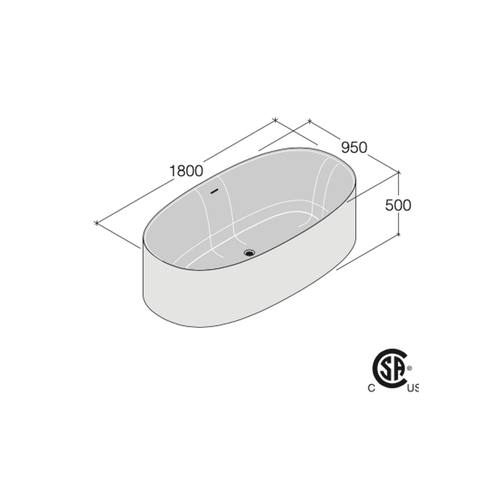 Sabbia Bathtub by Boffi gallery detail image