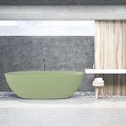B003 Oval  Freestanding Bath in Green gallery detail image