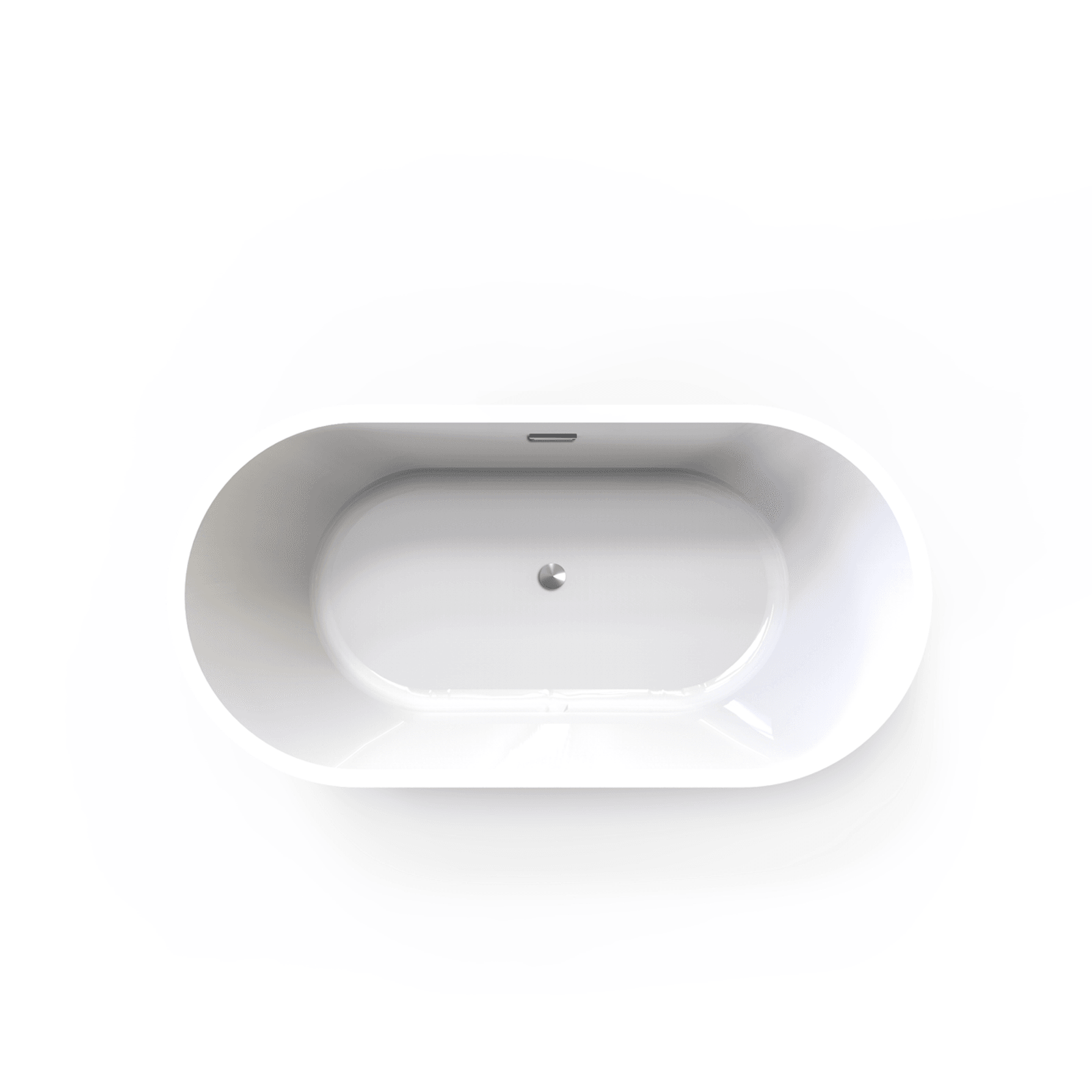 Unika Oval W/Overflow Gloss Bath Tub gallery detail image