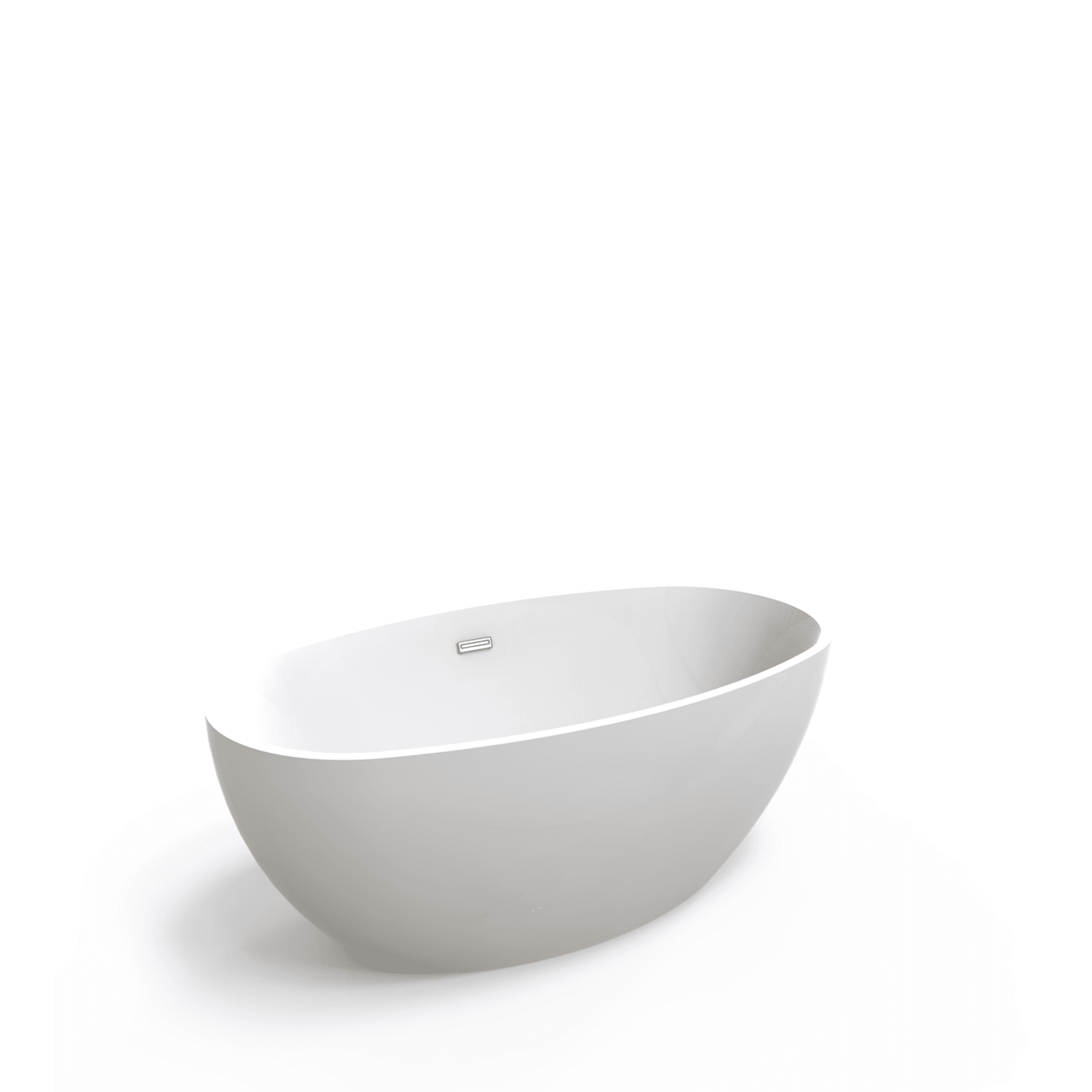 Unika Oval Freestanding W/Overflow Bath Tub gallery detail image