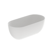 Kurv 1500 Freestanding Bath Matt White gallery detail image