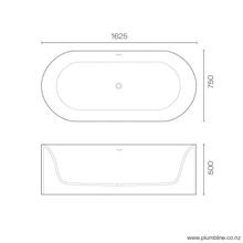 Spio 1625 Freestanding Bath gallery detail image