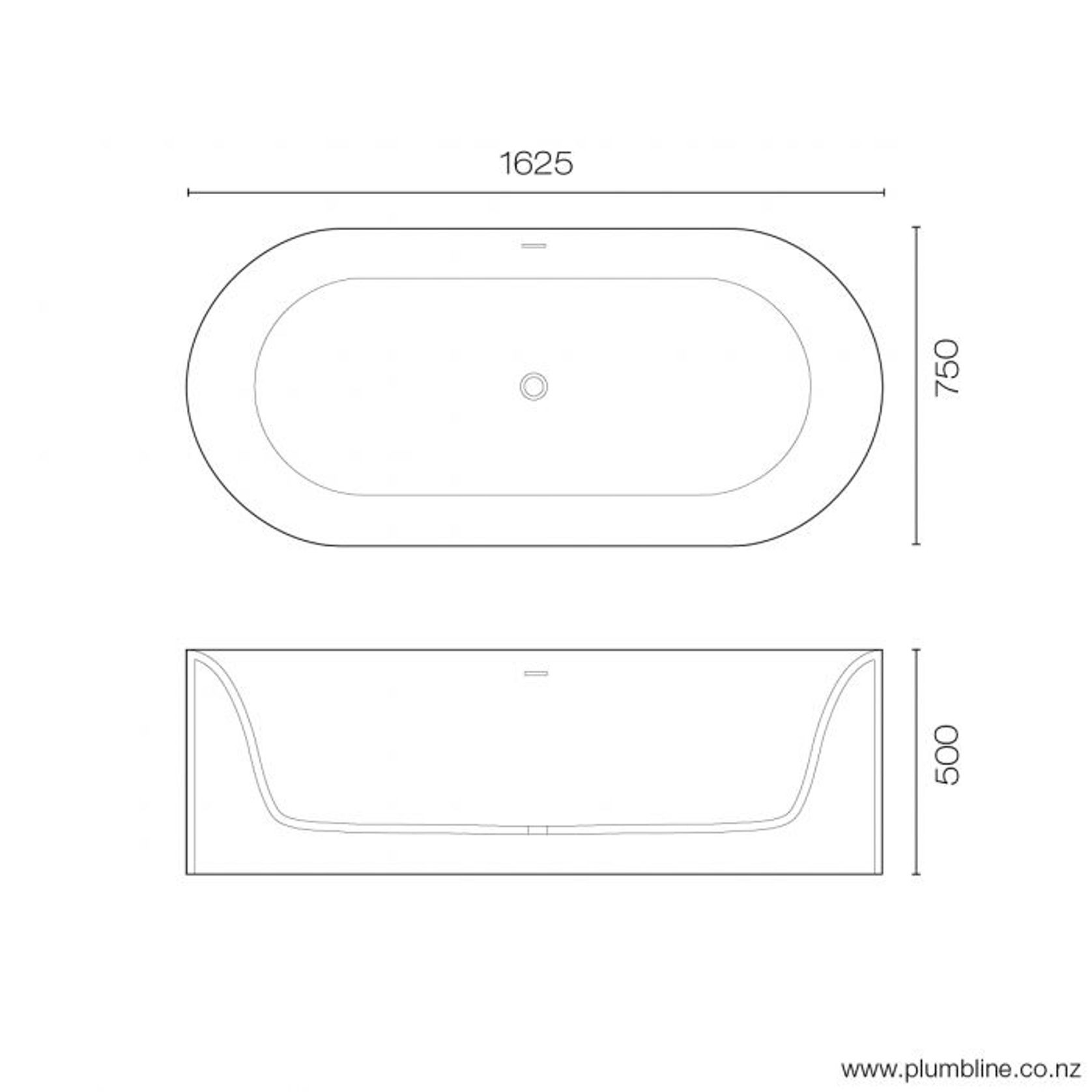 Spio 1625 Freestanding Bath gallery detail image
