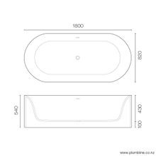 Spio 1800 Freestanding Bath gallery detail image
