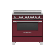 90cm Freestanding Induction Cooker - Red gallery detail image