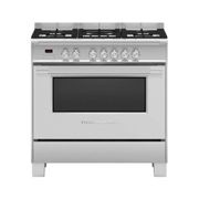 Fisher & Paykel 90cm Dual Fuel Freestanding Cooker - Stainless Steel gallery detail image