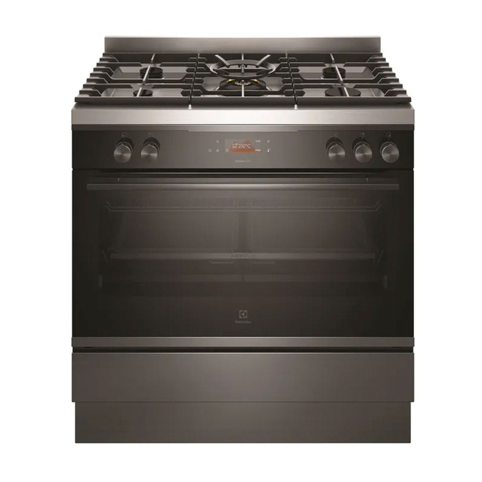 Electrolux 90cm Pyrolytic Dual Fuel Freestanding Cooker - Dark Stainless Steel gallery detail image