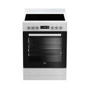 Beko 60cm Electric Upright Cooker - White gallery detail image