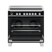 Fisher & Paykel Freestanding Induction Pyrolytic Cooker - Black gallery detail image