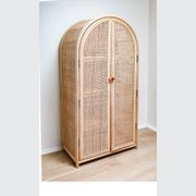 Parma Arched 2 Door Wardrobe – Natural gallery detail image