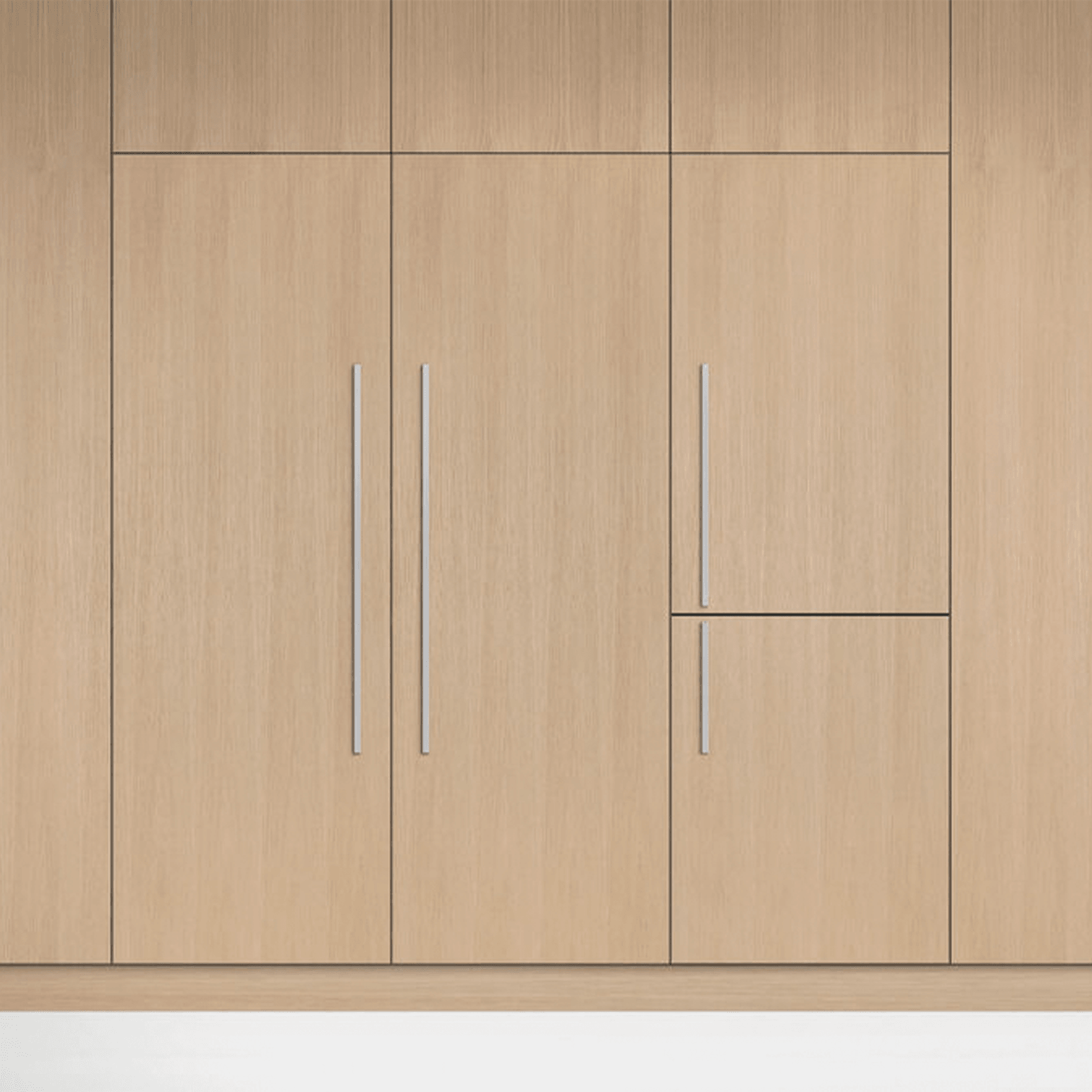 F&P Integrated Triple Zone Freezer, 60cm, Ice gallery detail image