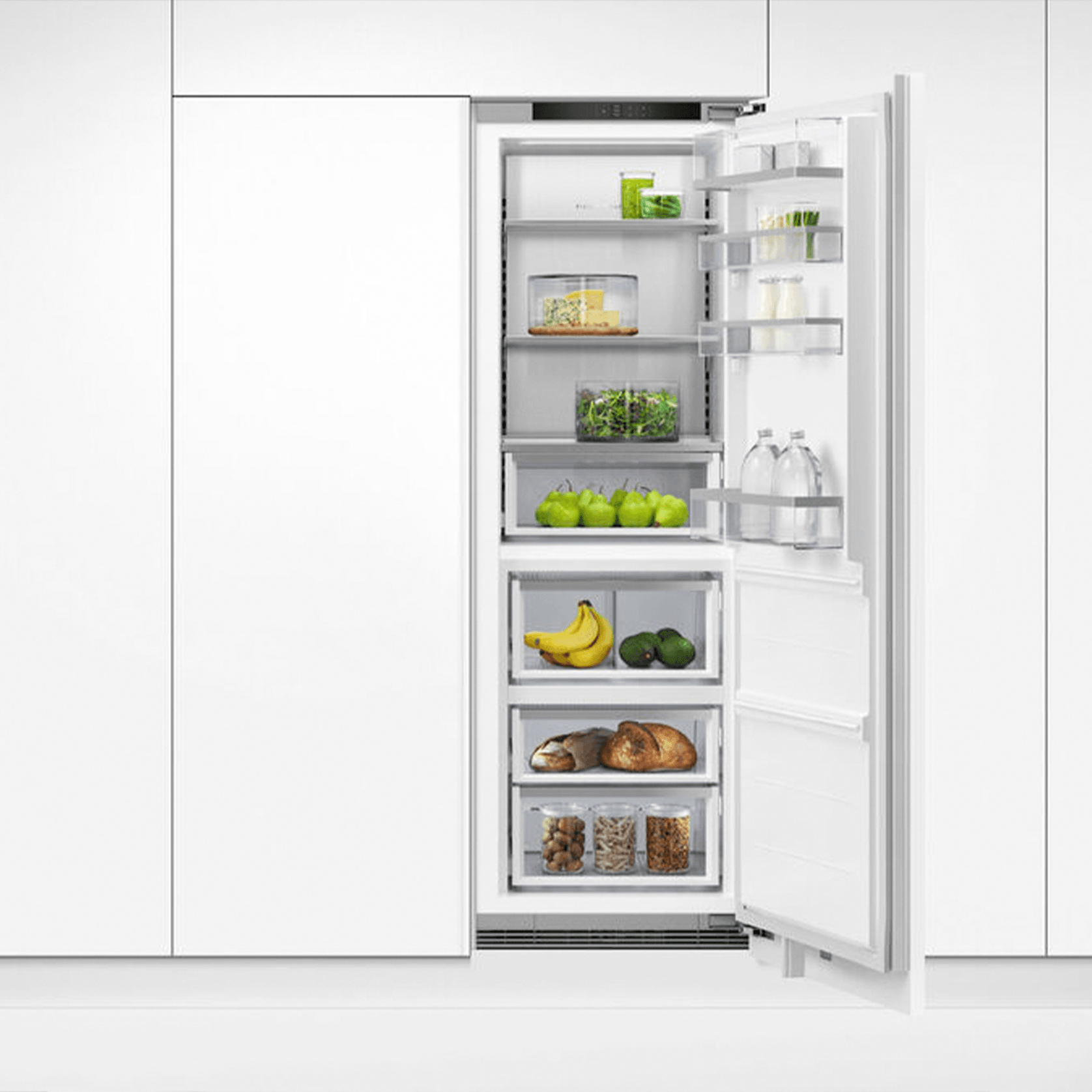 F&P Integrated Triple Zone Refrigerator, 60cm, Water gallery detail image
