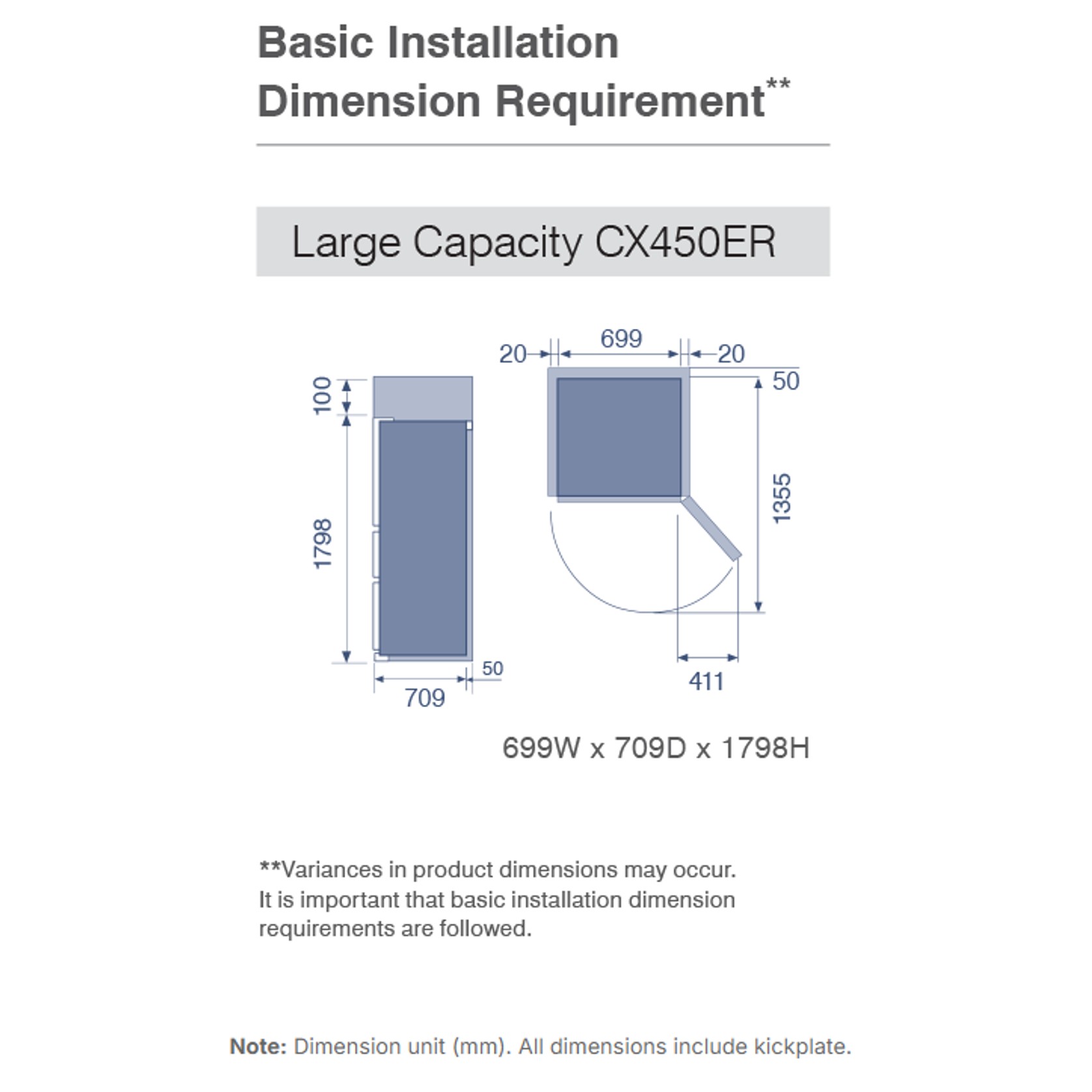 CX Large Capacity Designer Series Multi Drawer Fridge gallery detail image