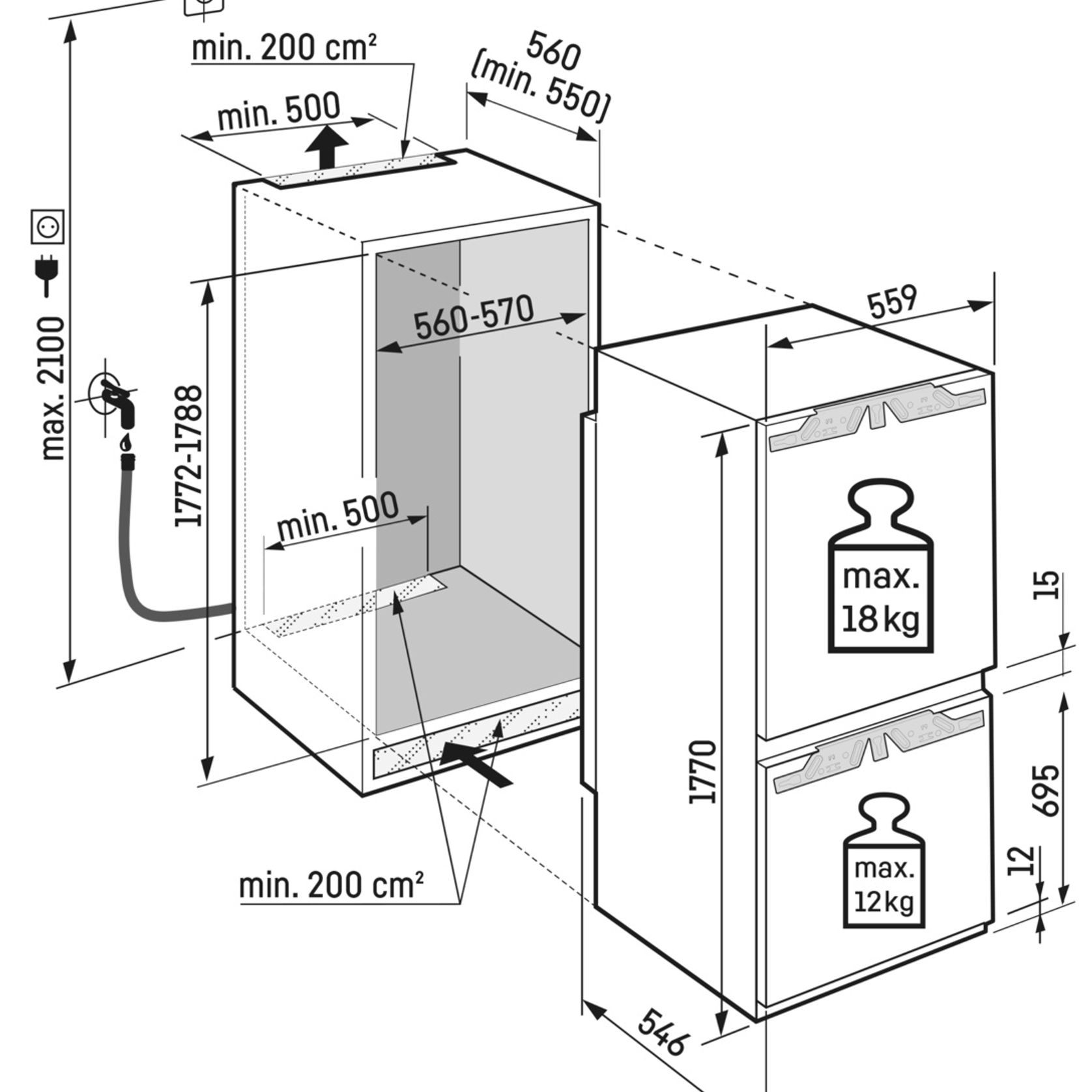 ICBNh 5173 Peak BioFresh with HydroBreeze gallery detail image