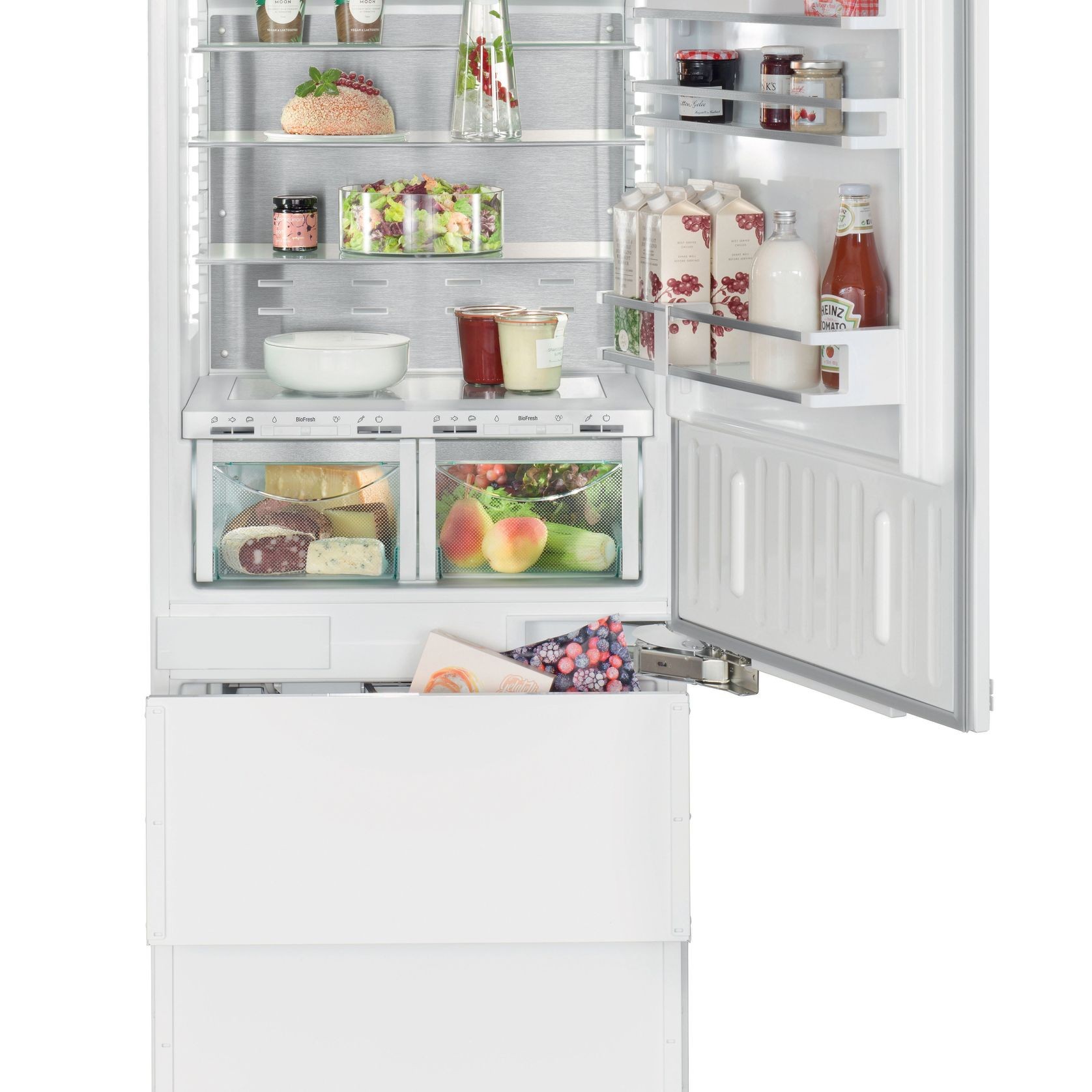 ECBN 5066 PremiumPlus | Fully Integrated Bottom Mount Fridge gallery detail image